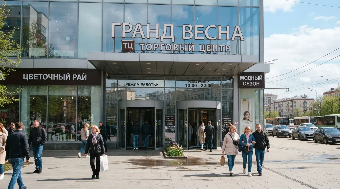 Карусельные двери — пример монтажа