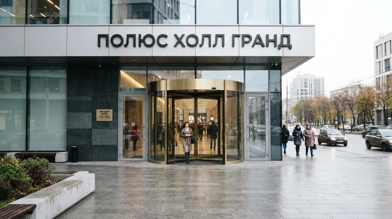 Карусельные двери — фото готового объекта
