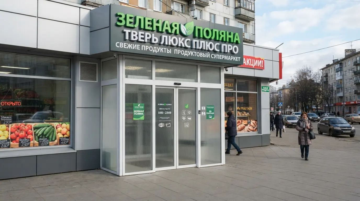 Алюминиевая или стеклянная входная группа: что выбрать для магазина — фото готового объекта